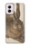 W3781 Albrecht Durer Young Hare Etui Coque Housse et Flip Housse Cuir pour Motorola Moto G Power 5G (2024)