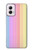 W3849 Couleurs verticales colorées Etui Coque Housse et Flip Housse Cuir pour Motorola Moto G Power 5G (2024)