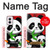 W3929 Panda mignon mangeant du bambou Etui Coque Housse et Flip Housse Cuir pour Motorola Moto G Power 5G (2024)