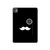 W1946 Sir Mustache Minimalisme Tablet Etui Coque Housse pour iPad Pro 11 (2024)