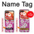 W3924 Fond rose fleur de cerisier Etui Coque Housse et Flip Housse Cuir pour Motorola Razr 50