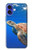 W3898 Tortue de mer Etui Coque Housse et Flip Housse Cuir pour iPhone 16