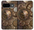 W3927 Boussole Horloge Gage Steampunk Etui Coque Housse et Flip Housse Cuir pour Google Pixel 9