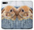 W0242 Lapin mignon Etui Coque Housse et Flip Housse Cuir pour iPhone 7 Plus, iPhone 8 Plus