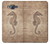 W3214 Hippocampe squelette Fossile Etui Coque Housse et Flip Housse Cuir pour Samsung Galaxy J7 (2016)