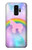 W3070 Arc en ciel pastel ciel Licorne Etui Coque Housse et Flip Housse Cuir pour Samsung Galaxy S9 Plus