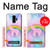 W3070 Arc en ciel pastel ciel Licorne Etui Coque Housse et Flip Housse Cuir pour Samsung Galaxy S9 Plus