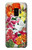 W3205 Fleurs Art Retro Etui Coque Housse et Flip Housse Cuir pour Samsung Galaxy S9