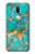 W2906 Aqua Turquoise Pierre Etui Coque Housse et Flip Housse Cuir pour LG G7 ThinQ