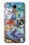 W0588 mur de graffiti Etui Coque Housse et Flip Housse Cuir pour LG K10 (2018), LG K30