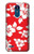 W1949 Motif Hibiscus hawaïenne Etui Coque Housse et Flip Housse Cuir pour LG K8 (2018)