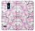 W1972 Sakura fleur de Cerisiers Etui Coque Housse et Flip Housse Cuir pour LG K8 (2018)