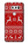 W2835 Renne Motif Tricoté Noël Etui Coque Housse et Flip Housse Cuir pour LG V30, LG V30 Plus, LG V30S ThinQ, LG V35, LG V35 ThinQ