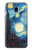 W0582 Van Gogh Starry Nights Etui Coque Housse et Flip Housse Cuir pour Samsung Galaxy J3 (2018), J3 Star, J3 V 3rd Gen, J3 Orbit, J3 Achieve, Express Prime 3, Amp Prime 3