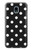 W2299 Noir Pois Etui Coque Housse et Flip Housse Cuir pour Samsung Galaxy J3 (2018), J3 Star, J3 V 3rd Gen, J3 Orbit, J3 Achieve, Express Prime 3, Amp Prime 3