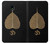 W2331 Feuille d'or bouddhiste Symbole de l'OM Etui Coque Housse et Flip Housse Cuir pour Samsung Galaxy J3 (2018), J3 Star, J3 V 3rd Gen, J3 Orbit, J3 Achieve, Express Prime 3, Amp Prime 3