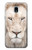 W2399 Lion Visage Etui Coque Housse et Flip Housse Cuir pour Samsung Galaxy J3 (2018), J3 Star, J3 V 3rd Gen, J3 Orbit, J3 Achieve, Express Prime 3, Amp Prime 3