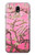 W2449 Fleur rose Amandier Van Gogh Etui Coque Housse et Flip Housse Cuir pour Samsung Galaxy J7 (2018), J7 Aero, J7 Top, J7 Aura, J7 Crown, J7 Refine, J7 Eon, J7 V 2nd Gen, J7 Star