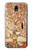 W2723 L'arbre de vie Gustav Klimt Etui Coque Housse et Flip Housse Cuir pour Samsung Galaxy J7 (2018), J7 Aero, J7 Top, J7 Aura, J7 Crown, J7 Refine, J7 Eon, J7 V 2nd Gen, J7 Star