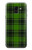 W2373 Motif vert Tartan Etui Coque Housse et Flip Housse Cuir pour Samsung Galaxy J6 (2018)