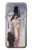 W3353 Gustav Klimt Allégorie de la sculpture Etui Coque Housse et Flip Housse Cuir pour Samsung Galaxy J6 (2018)