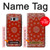 W3355 Motif Bandana Rouge Etui Coque Housse et Flip Housse Cuir pour Samsung Galaxy S8 Plus