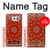 W3355 Motif Bandana Rouge Etui Coque Housse et Flip Housse Cuir pour Samsung Galaxy S7 Edge