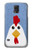 W3254 Poulet Dessin animé Etui Coque Housse et Flip Housse Cuir pour Samsung Galaxy S5