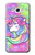 W3264 Pastel Licorne Etui Coque Housse et Flip Housse Cuir pour Samsung Galaxy J7 (2016)