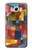 W3341 Paul Klee Raumarchitekturen Etui Coque Housse et Flip Housse Cuir pour Samsung Galaxy J7 (2016)