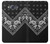 W3363 Motif Bandana Noir Etui Coque Housse et Flip Housse Cuir pour Samsung Galaxy J7 (2016)