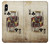 W2528 Poker King Carte Etui Coque Housse et Flip Housse Cuir pour iPhone X, iPhone XS