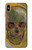 W3359 Vincent Van Gogh Crâne Etui Coque Housse et Flip Housse Cuir pour iPhone XS Max