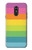 W2363 Arc en ciel Motif Etui Coque Housse et Flip Housse Cuir pour LG Q Stylo 4, LG Q Stylus