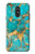 W2906 Aqua Turquoise Pierre Etui Coque Housse et Flip Housse Cuir pour LG Q Stylo 4, LG Q Stylus