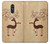 W3081 Bois Raindeer imprimé graphique Etui Coque Housse et Flip Housse Cuir pour LG Q Stylo 4, LG Q Stylus