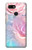 W3050 Pastel Fleurs millésimé Etui Coque Housse et Flip Housse Cuir pour Google Pixel 3