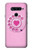 W2847 Rose Rétro téléphone Rotatif Etui Coque Housse et Flip Housse Cuir pour LG V40, LG V40 ThinQ