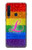 W2900 Arc en ciel LGBT Fierté lesbienne Drapeau Etui Coque Housse et Flip Housse Cuir pour Samsung Galaxy A9 (2018), A9 Star Pro, A9s