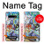 W0588 mur de graffiti Etui Coque Housse et Flip Housse Cuir pour Samsung Galaxy S10