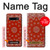 W3355 Motif Bandana Rouge Etui Coque Housse et Flip Housse Cuir pour Samsung Galaxy S10