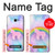 W3070 Arc en ciel pastel ciel Licorne Etui Coque Housse et Flip Housse Cuir pour Samsung Galaxy J4+ (2018), J4 Plus (2018)