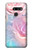 W3050 Pastel Fleurs millésimé Etui Coque Housse et Flip Housse Cuir pour LG G8 ThinQ