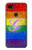 W2899 Arc en ciel LGBT Gay Pride Drapeau Etui Coque Housse et Flip Housse Cuir pour Google Pixel 3a XL