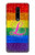 W2900 Arc en ciel LGBT Fierté lesbienne Drapeau Etui Coque Housse et Flip Housse Cuir pour OnePlus 7 Pro