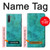 W3147 Aqua Marbre Pierre Etui Coque Housse et Flip Housse Cuir pour Samsung Galaxy Note 10