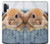 W0242 Lapin mignon Etui Coque Housse et Flip Housse Cuir pour Samsung Galaxy Note 10 Plus