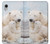 W3373 Famille d'ours polaire Etui Coque Housse et Flip Housse Cuir pour iPhone XR