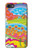 W3407 hippie Art Etui Coque Housse et Flip Housse Cuir pour iPhone 7, iPhone 8, iPhone SE (2020) (2022)