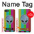 W3437 Extraterrestre Aucun signal Etui Coque Housse et Flip Housse Cuir pour iPhone 7, iPhone 8, iPhone SE (2020) (2022)